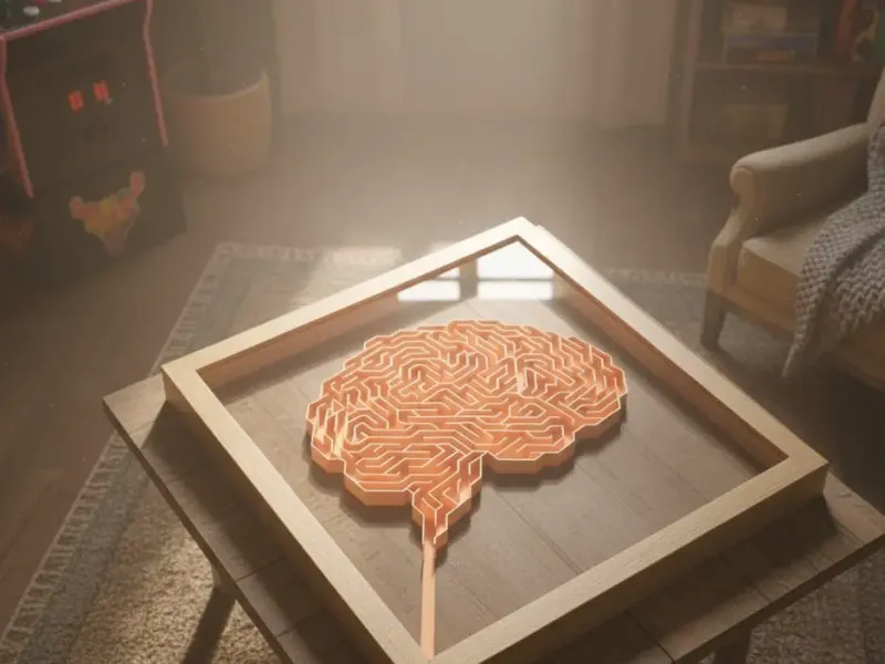 laberinto con forma de cerebro, brain-shaped maze,decoration