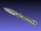 Metal Gear Rising Heat Blade Throwing Knife-2