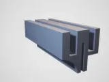 Halterung LED Pavillon vertikal-1