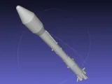 Ariane 1 Rocket Model-3