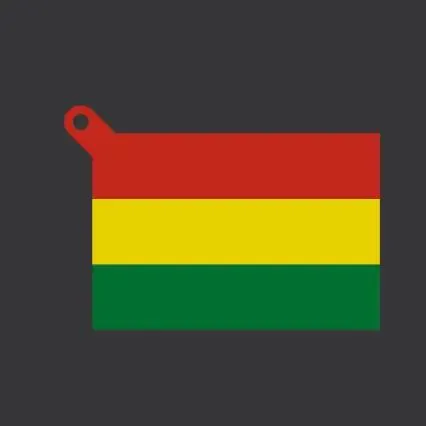 BO - Bolivia Flag keychain