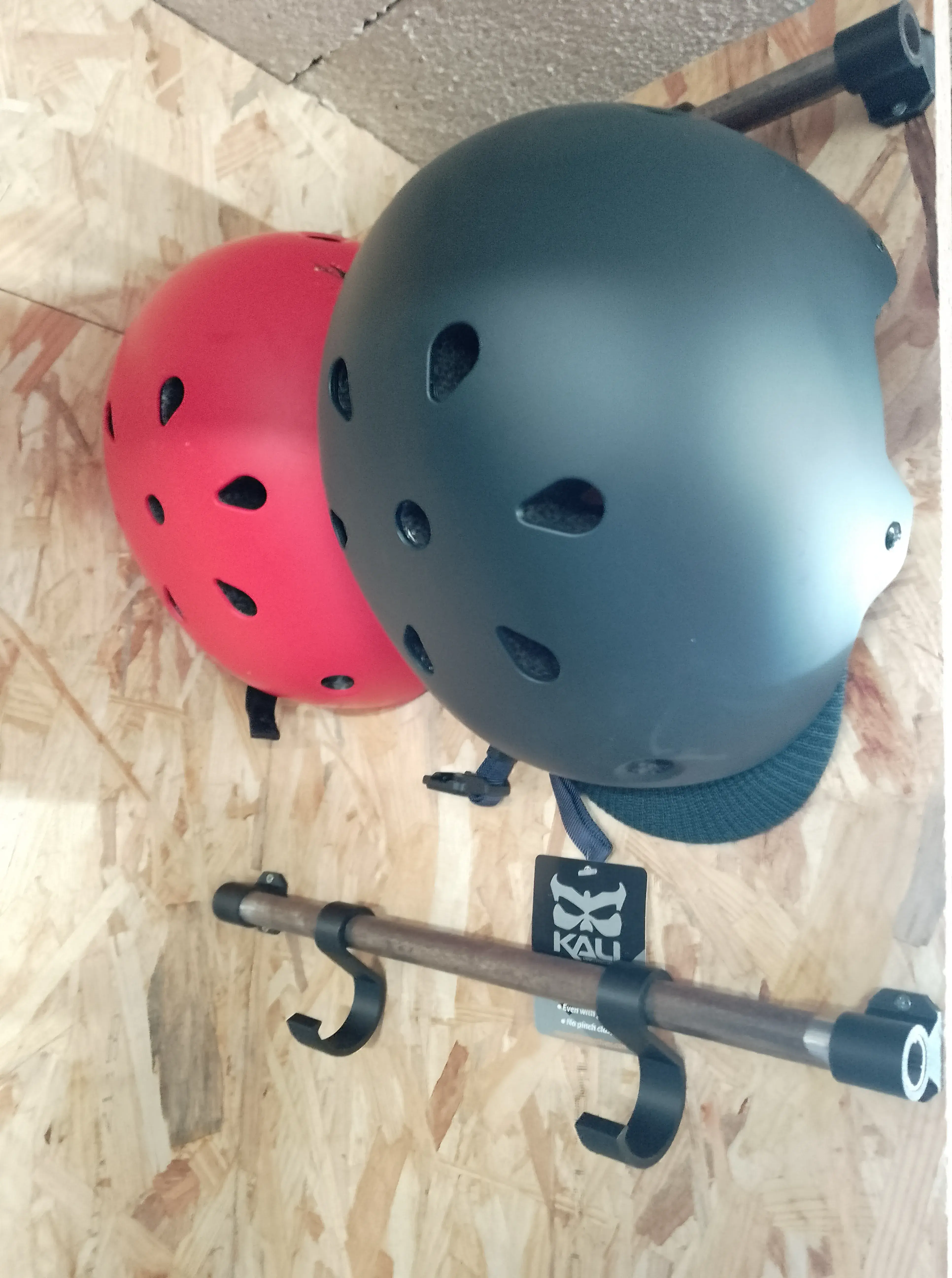 Fahrrad-/Mountainbike-Helmhalter mit 18 mm Stange und Haken
