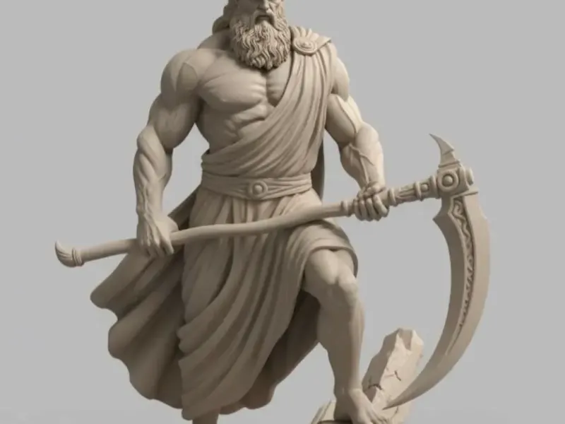 Cronos (Kronos), o Titã Pai de Zeus