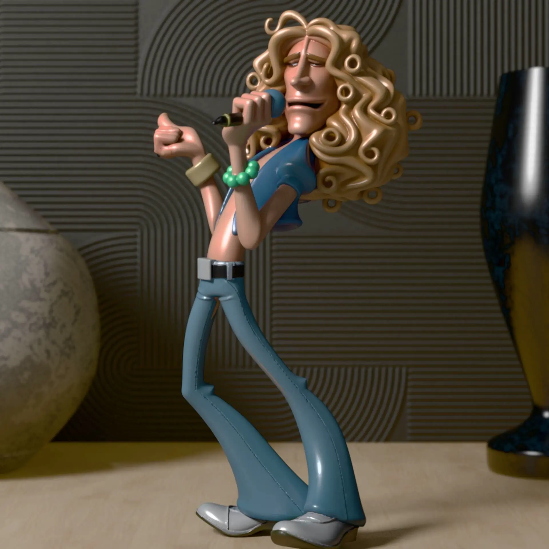 Robert Plant Figure Fan Art Led Zeppelin