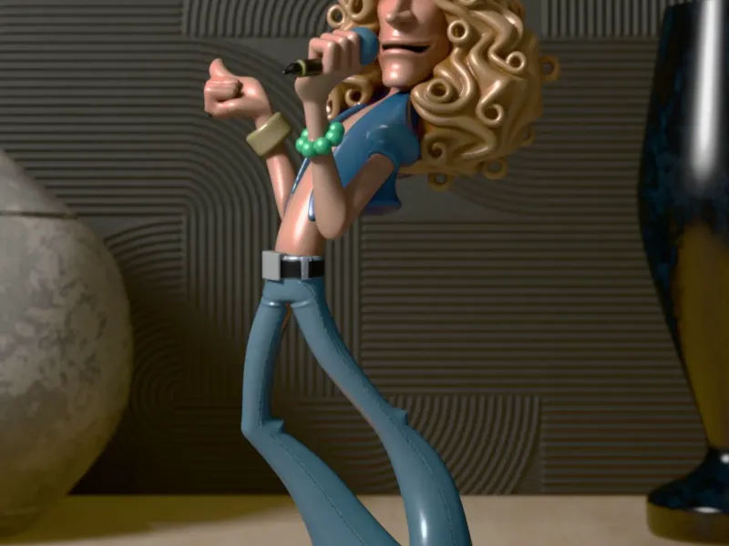 Robert Plant Figure Fan Art Led Zeppelin