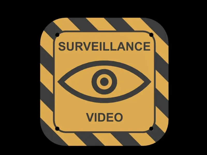 Avertissement surveillance vidéo
