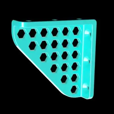 Modern hexagon bracket 60x60