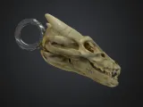 Dragon Skull Keychain-0