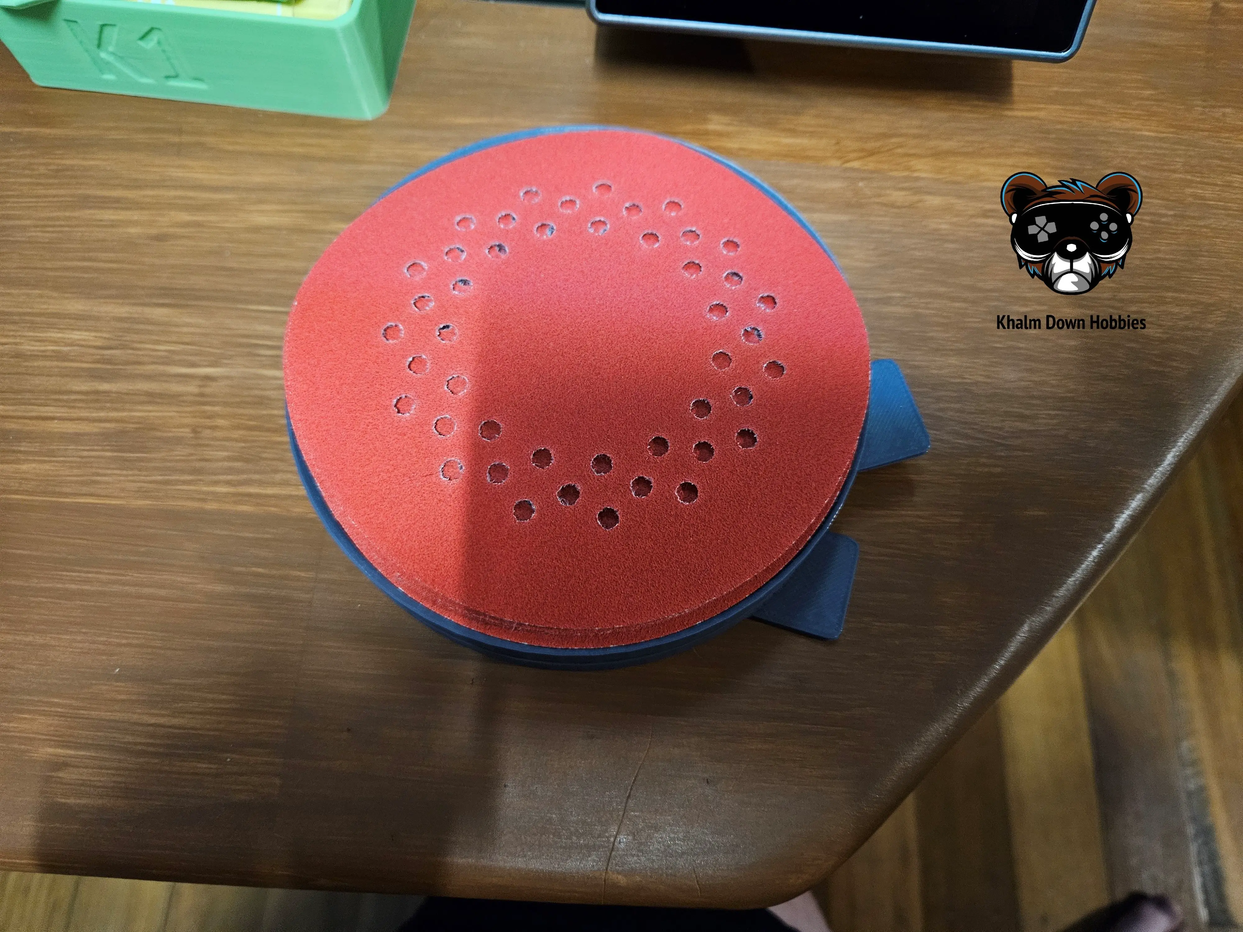 125mm (5”) stackable circular sanding pad (disc) holder
