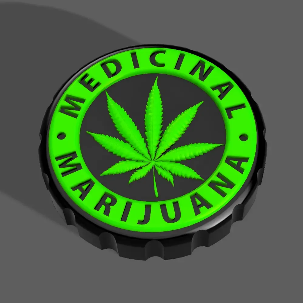 Medical Marijuana - Stash Jar Lid