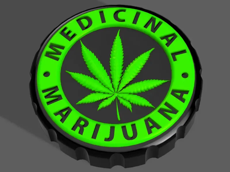 Medical Marijuana - Stash Jar Lid