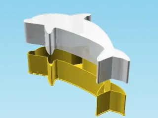 PiktoTea Dolphin, nestable box (v2)