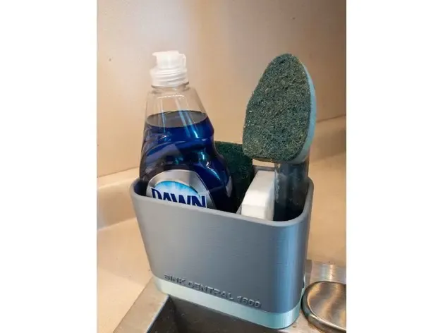 Sink Caddy with Self Drain and Adjustable Divider