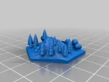 Custom forest tile set for Terraforming Mars - Forrest 1-5-3