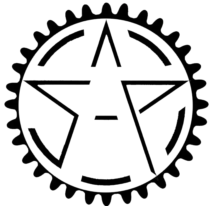 Cog logo for antisocial party