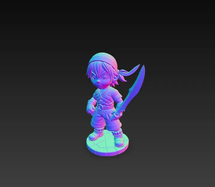 Serge Crono Cross Chibi