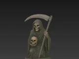 Grim Reaper Gothic Statue-1