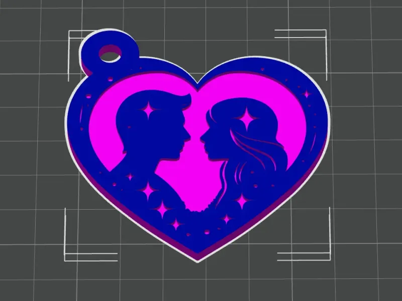Llavero Corazón de San Valentín