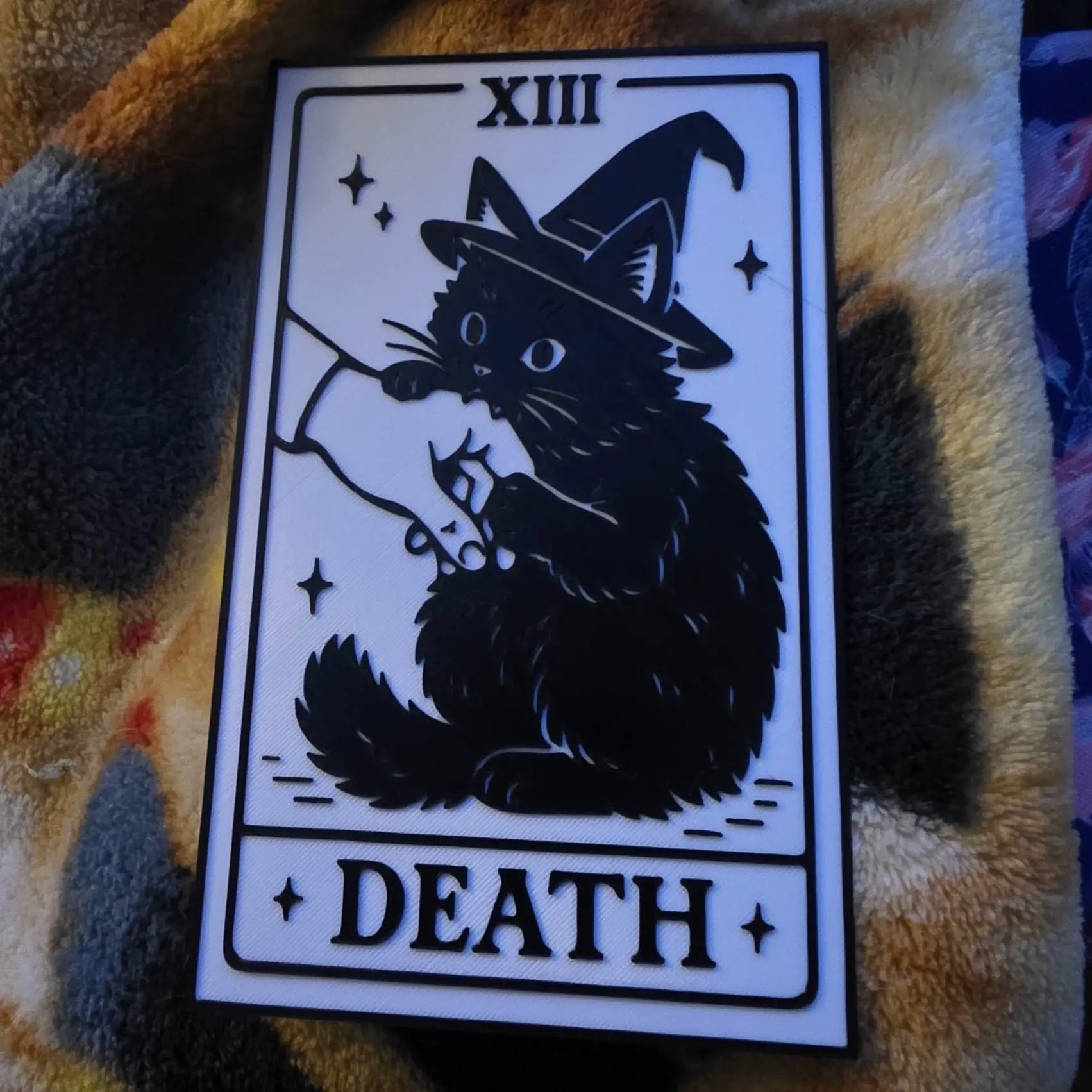 Cat death Card
