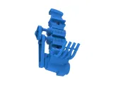 Engine V8 with double supercharger Version 8 Scale 1:25-2