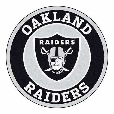 Logotipo/luminária do Oakland/Las Vegas Raider