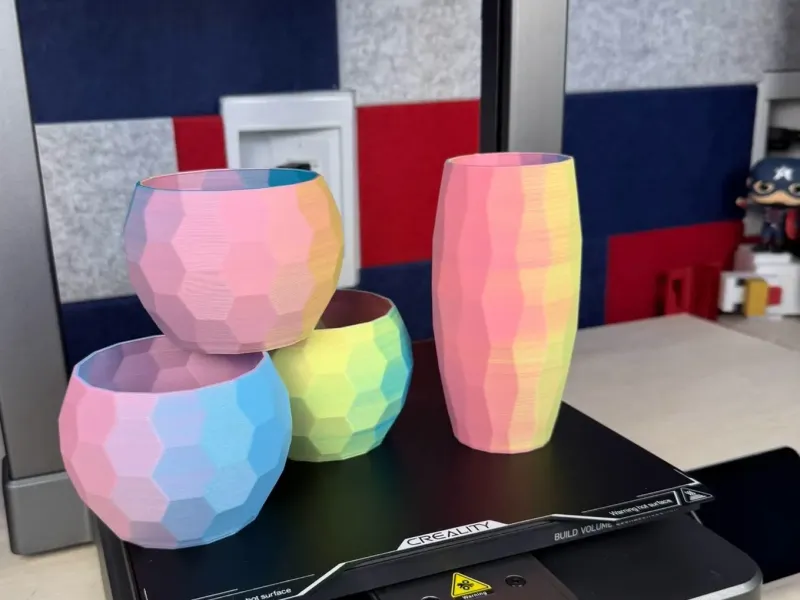 Vaso Hexagonal Simples