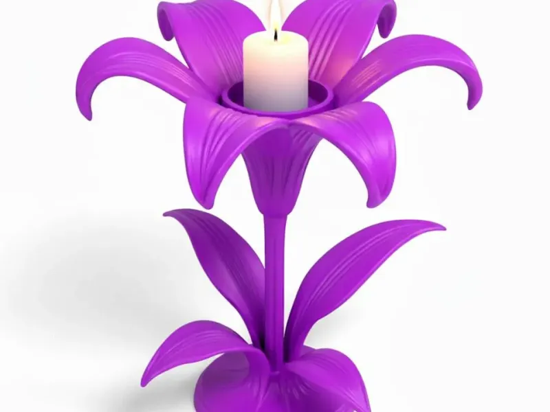 Flower candle holder 2