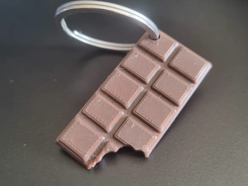 Chocolate Bar Keychain (Bite)