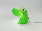 Quick-Print Origami Crocodile Night Lamp Ornament-8