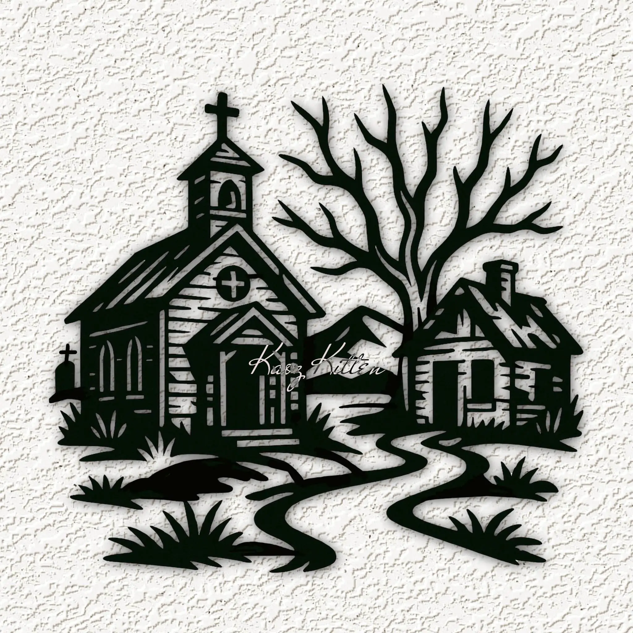 haunted ghost town 2 wall art home decor