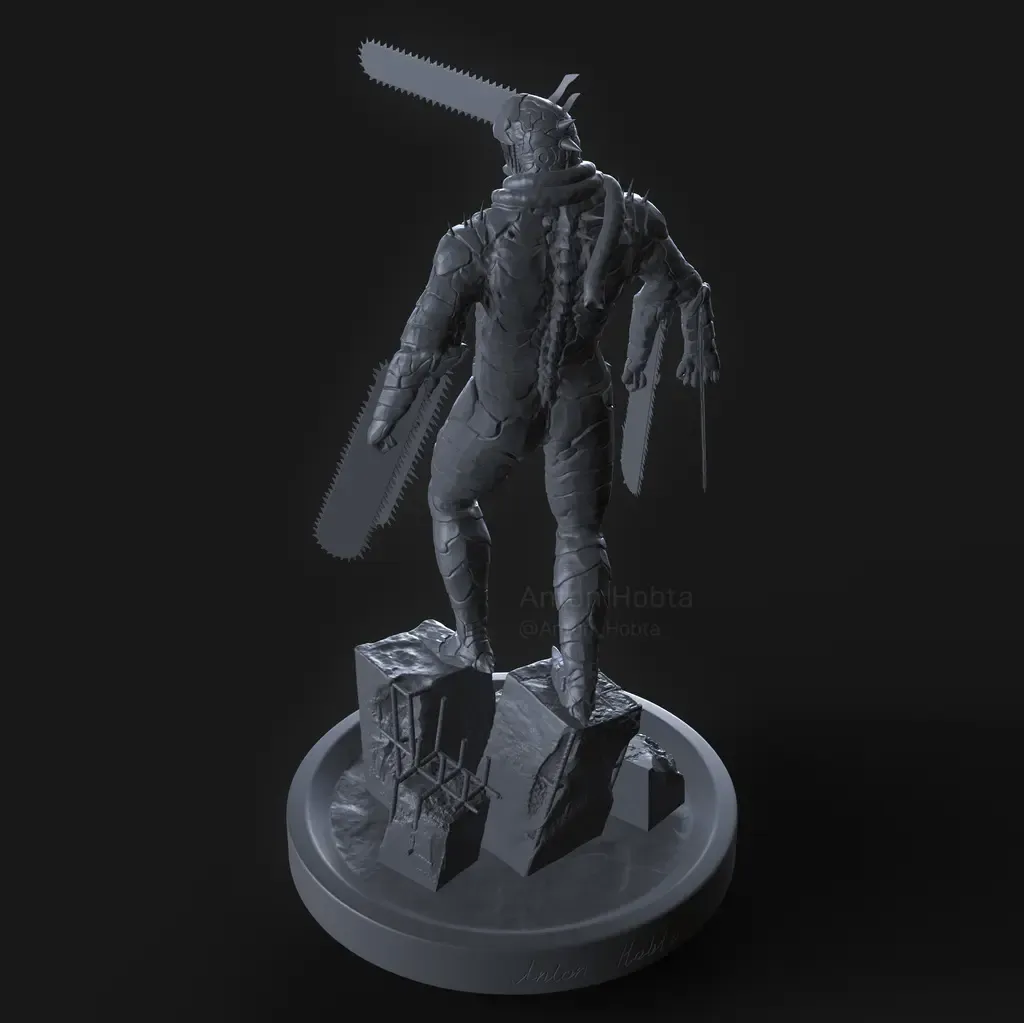  Chainsaw Man full demon form (Pose 2)