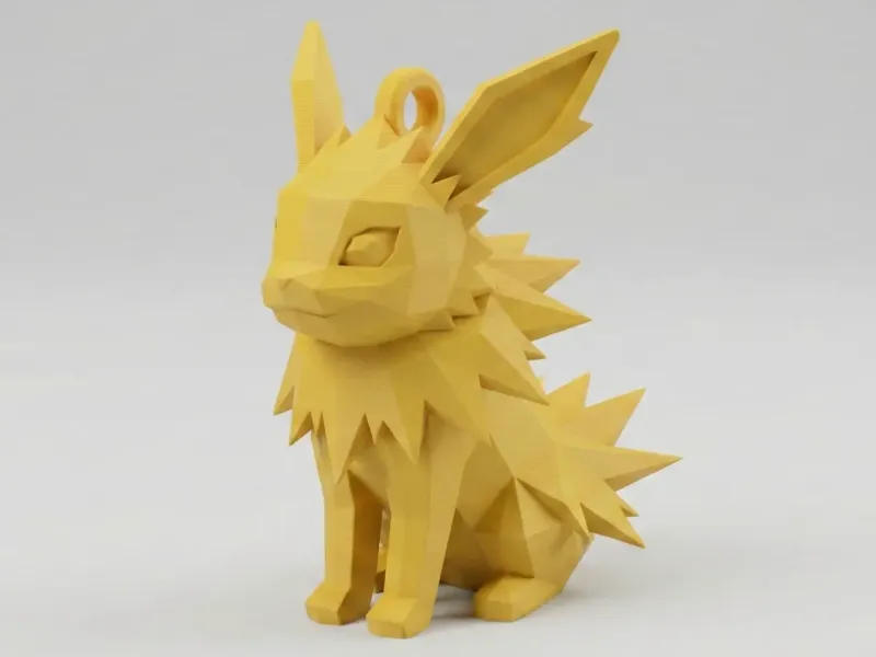 Low Poly Jolteon Keychain | #17