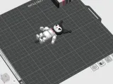 Sanrio Kuromi MultiColor Flexi STL file 3mf Articulated 3D-7