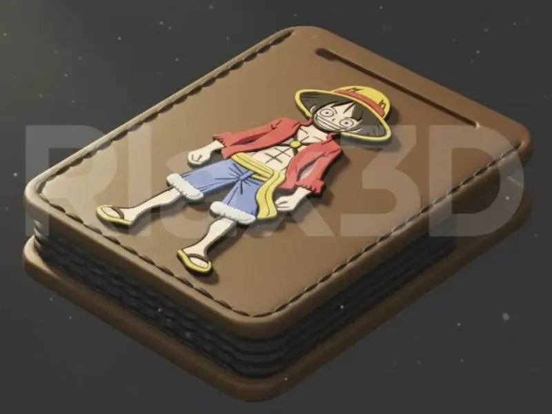 Monkey D Luffy Card Holder Multicolor