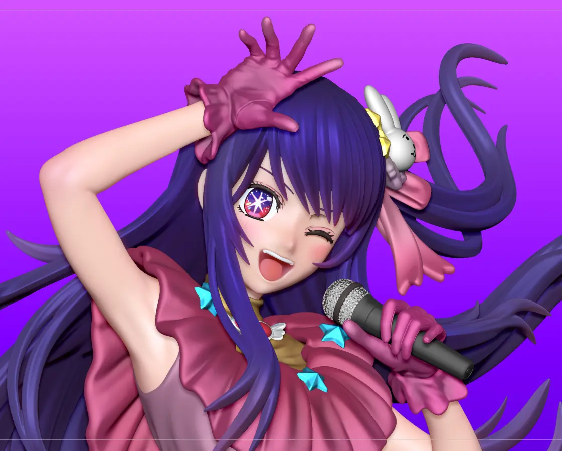 Hoshino Ai - Figurita de anime Oshi No Ko para impresión 3D