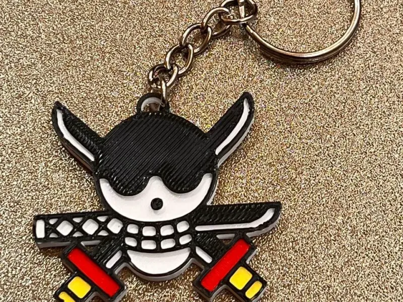 Porte-clés Crâne de Zoro