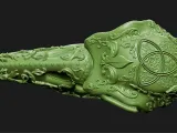 Ornamental Deluxe Bird Skull-6