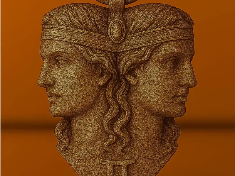 Geminis keychain