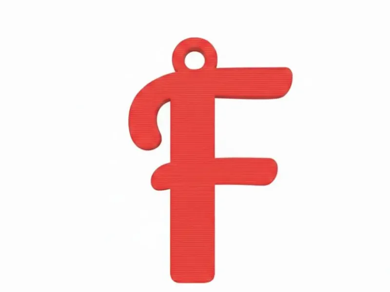 COLGANTE LETRA F