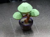 Low Poly Desktop Bonsai-2
