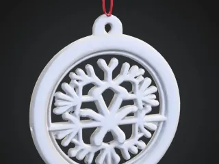 christmas ball - snowflake