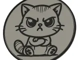 Angry Cat Coaster-1