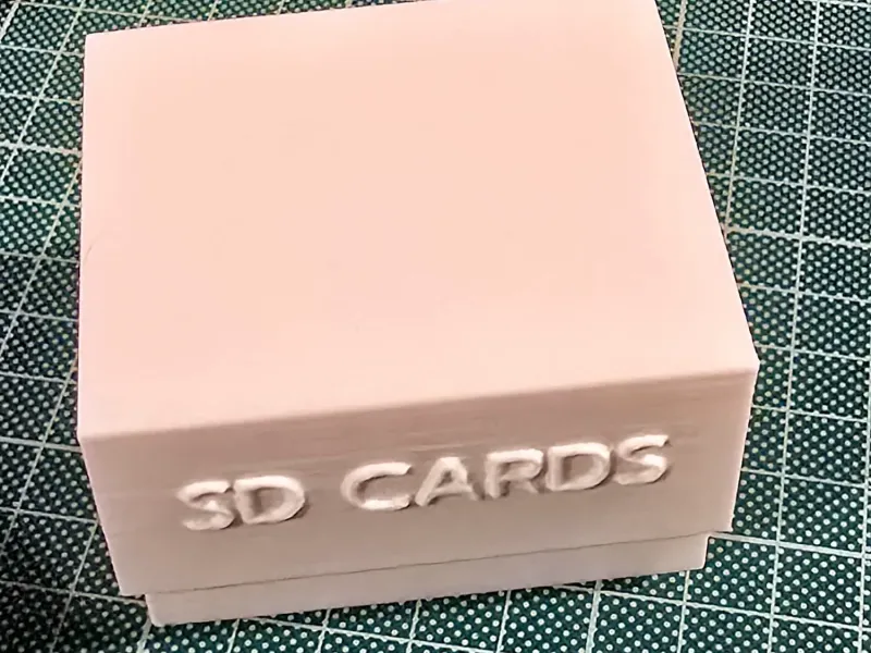 Caixa de Armazenamento para Cartão SD