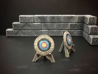 Delving Decor: Archery Target (28mm/Heroic scale)