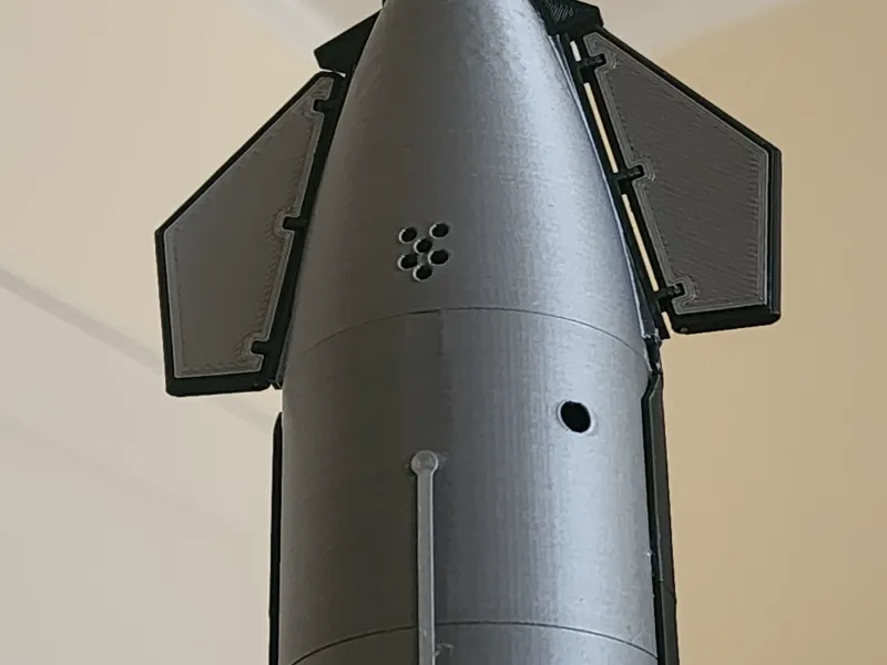 Modelo de Starship (Maßstab 1:180, 27 cm)
