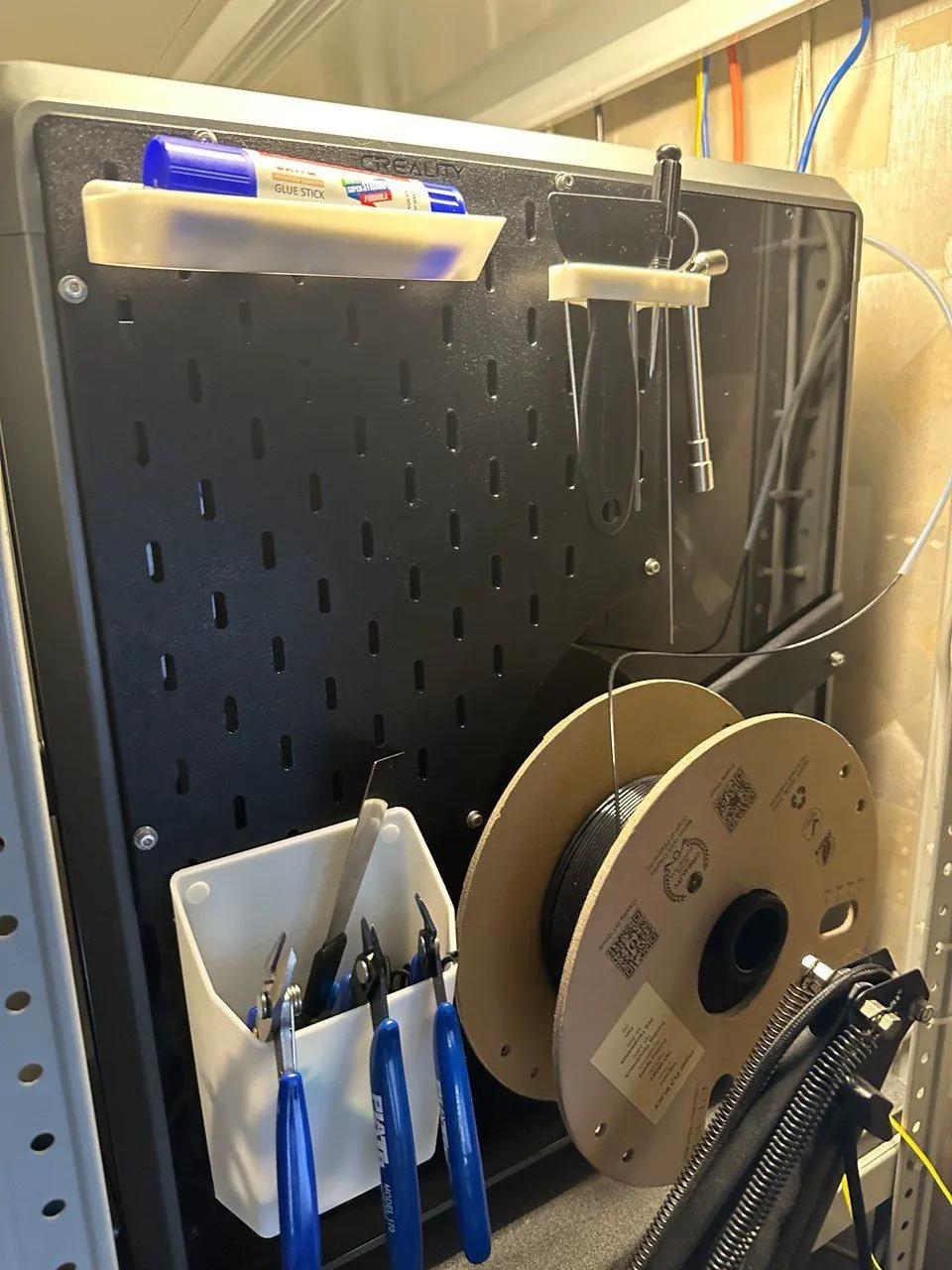 Pegboard for Creality K1 Max printer