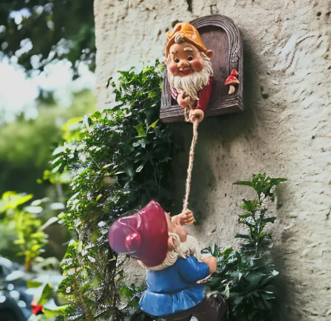 Two Gnomes Repelling