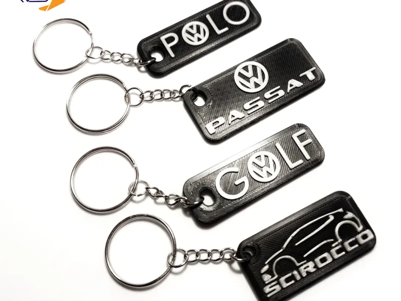 VOLKSWAGEN KEYCHAIN GOLF POLO SCIROCCO PASSAT TIGUAN TAYRON