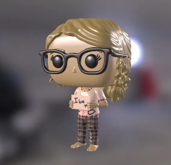 Characters & Creatures STL Download - Funko Taylor Swiftby Axos3D