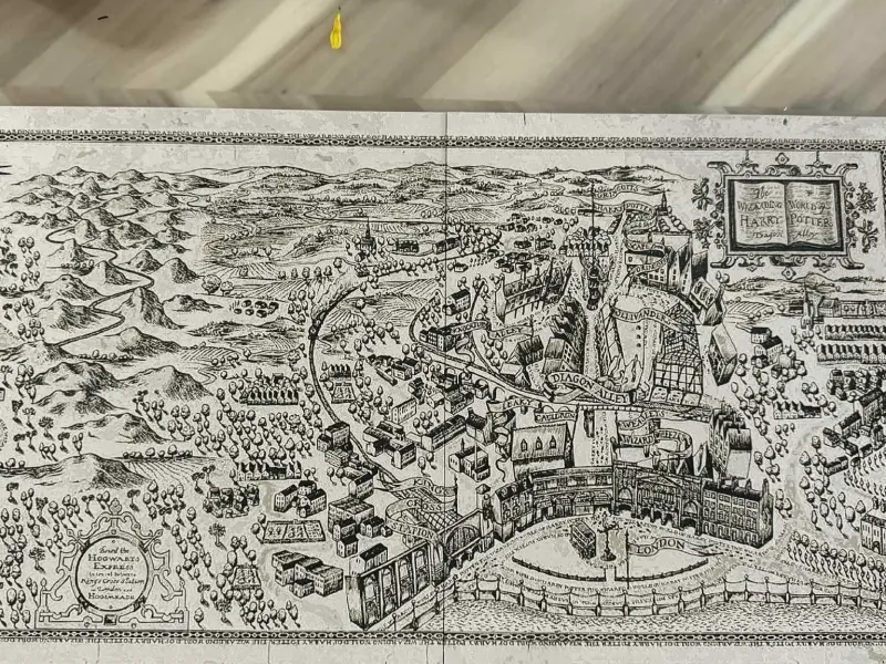 Very Large Hogwarts Map (Harry Potter)